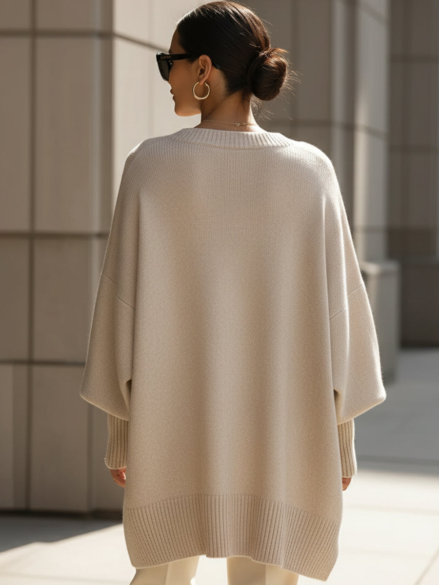 Oversized Lange Modieuze Trui