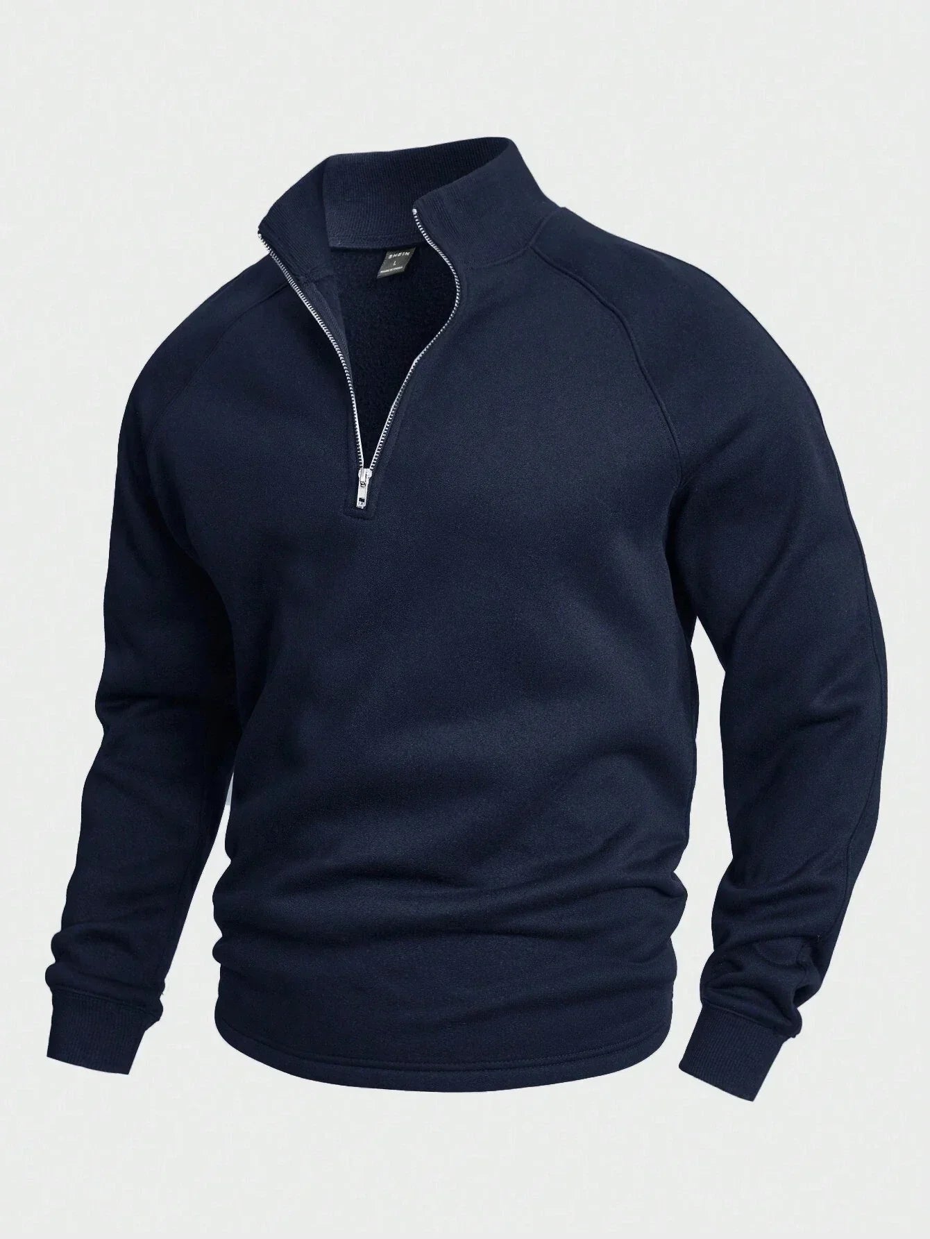 Zip-up met halve rits