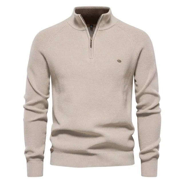 Gebreide Zip-Up Trui