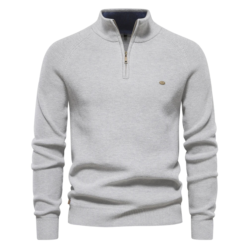 Gebreide Zip-Up Trui