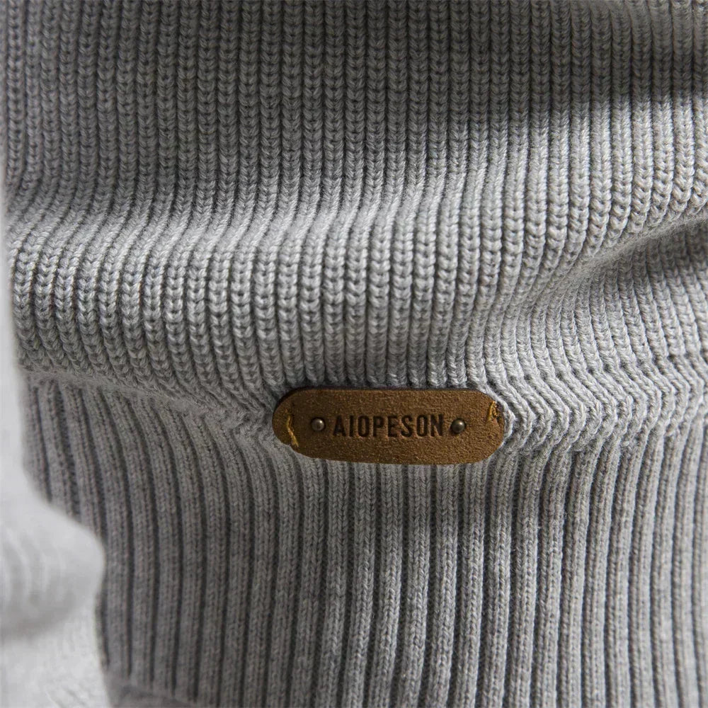 Gebreide Zip-Up Trui