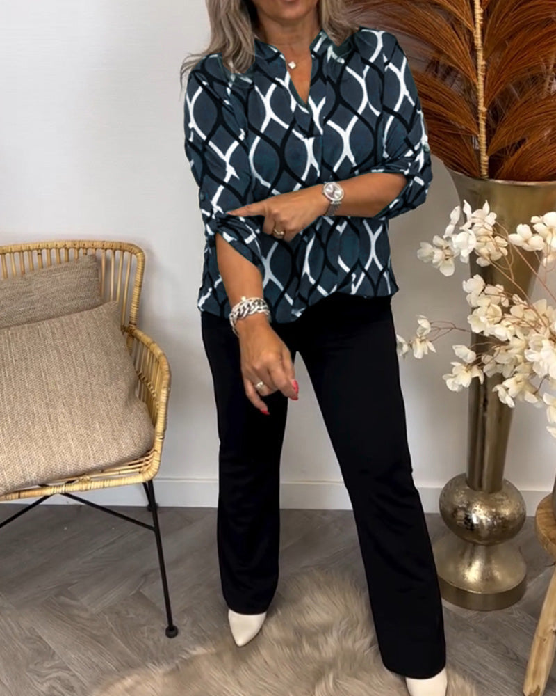 Blouse met Grafische Print