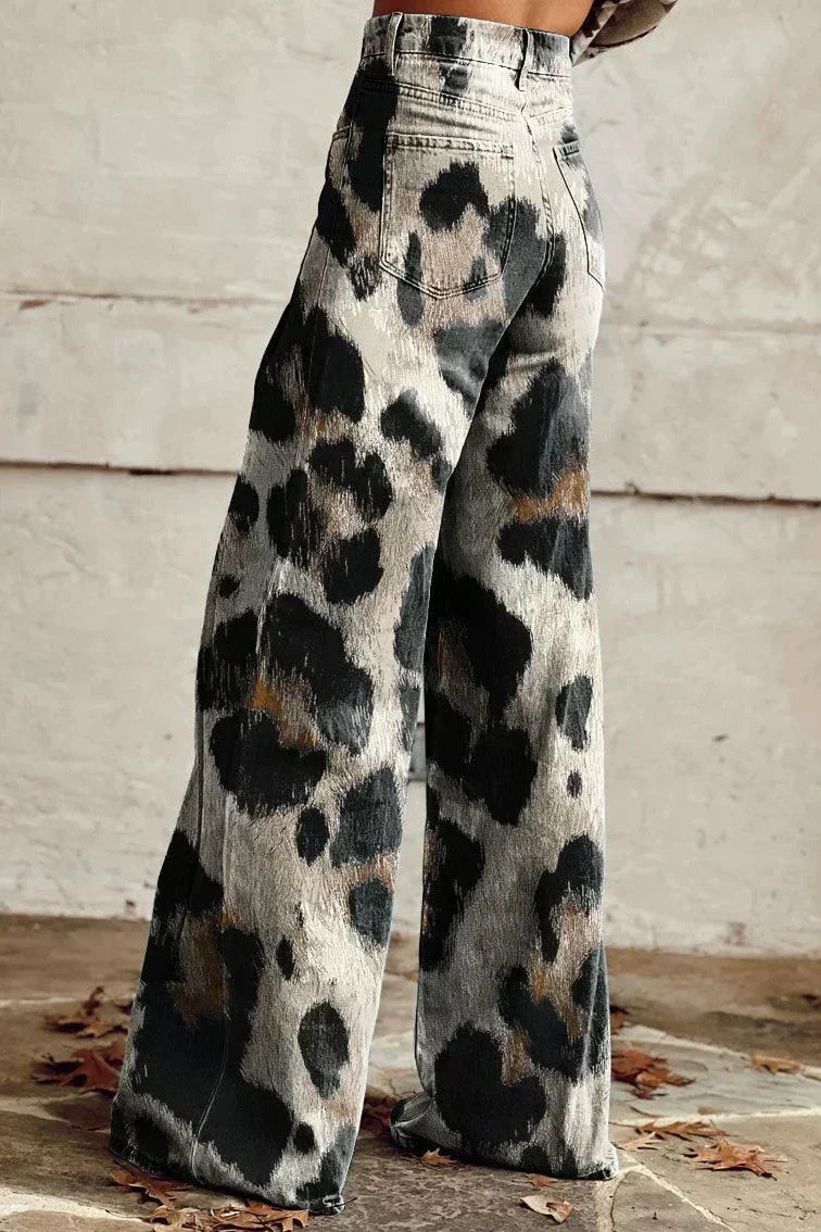 Boho Vintage Broek met Chic Print