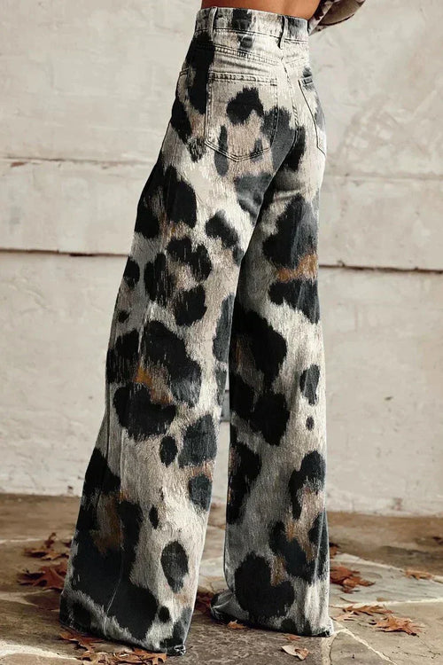 Boho Vintage Broek met Chic Print