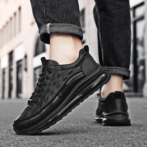Heren Sneakers met Luxe Comfort en Moderne Stijl
