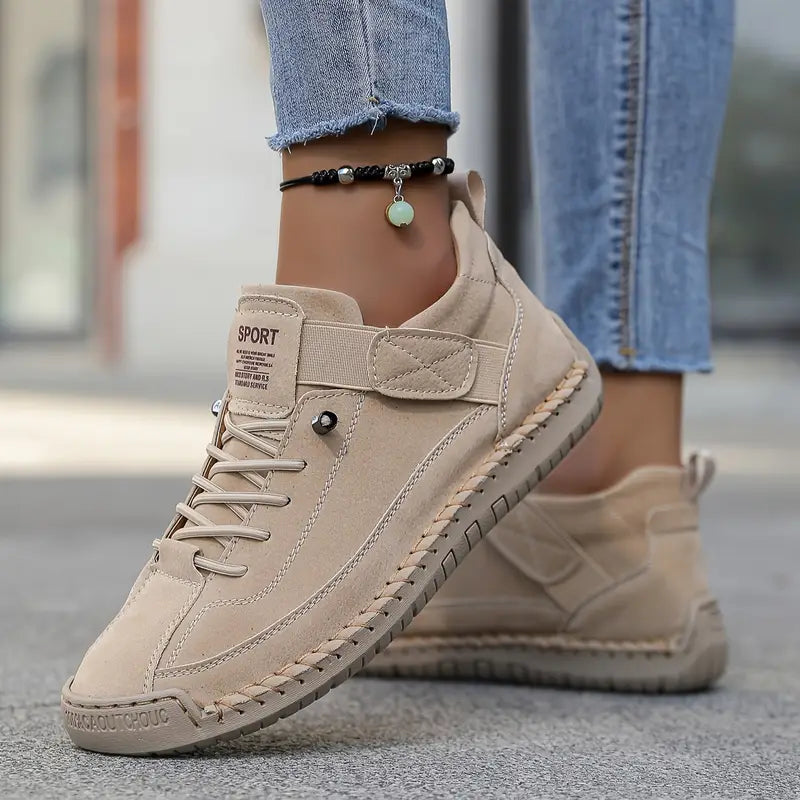Comfortabele Sneakers met Brede Neus | Licht & Comfortabel