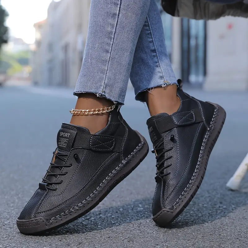 Comfortabele Sneakers met Brede Neus | Licht & Comfortabel