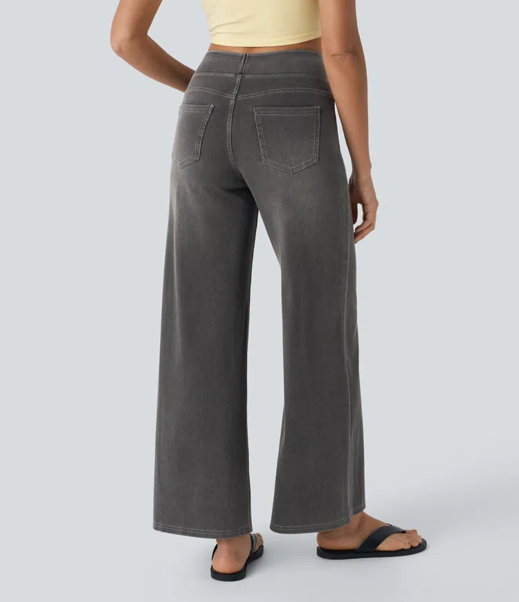 Comfortabele jeans met hoge taille