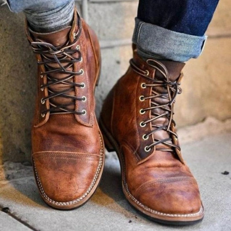 Heren Enkellaarsjes met Wintercomfort en Tijdloze Stijl