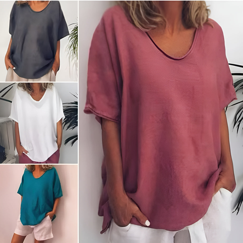 Comfortabele Losse T-shirt (1+1 GRATIS)