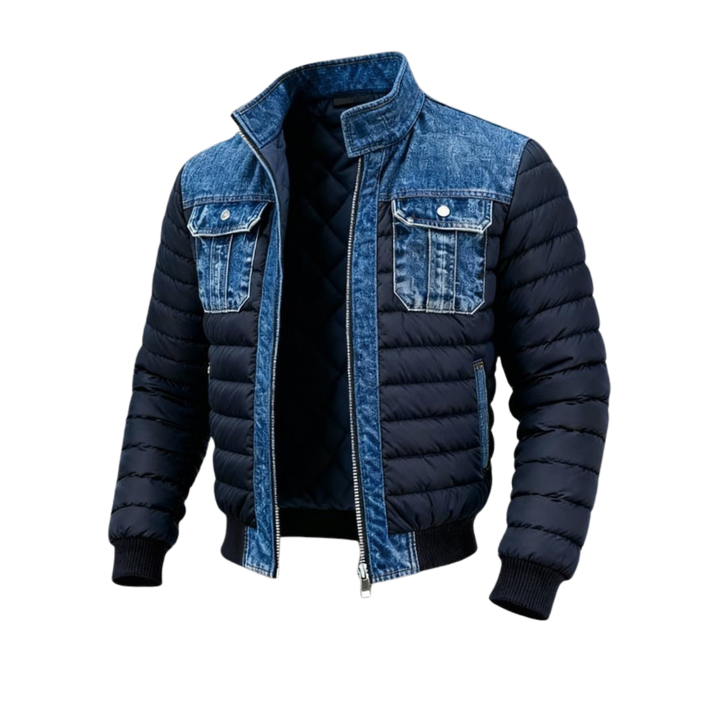 Vintage denim jas