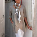 Casual effen top