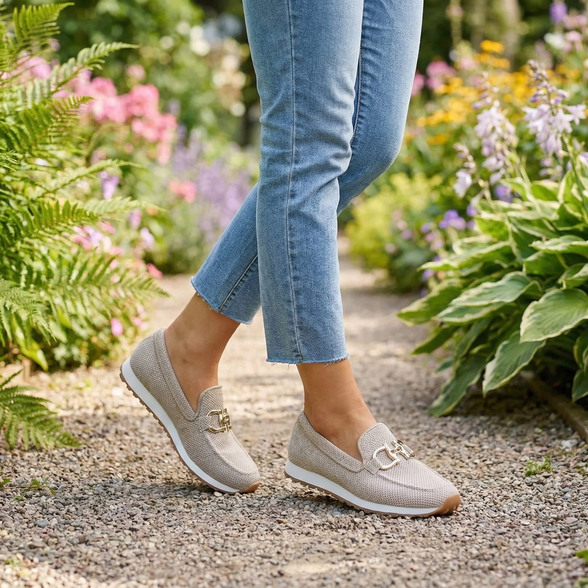 Comfortabele lente loafers