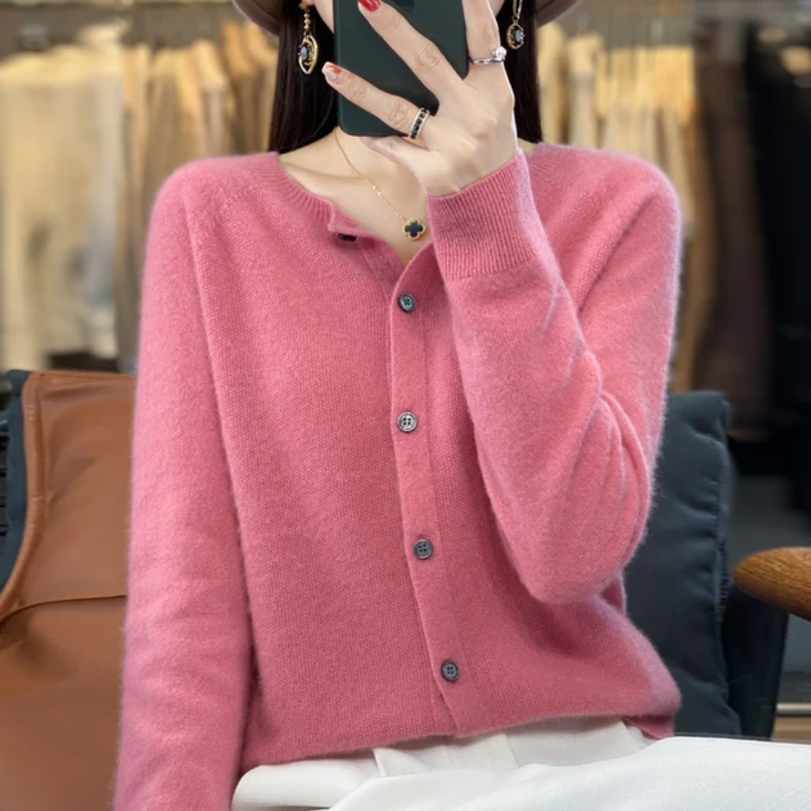 Elegante Knoopjes Cardigan