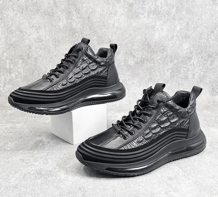 Heren Sneakers met Luxe Comfort en Moderne Stijl
