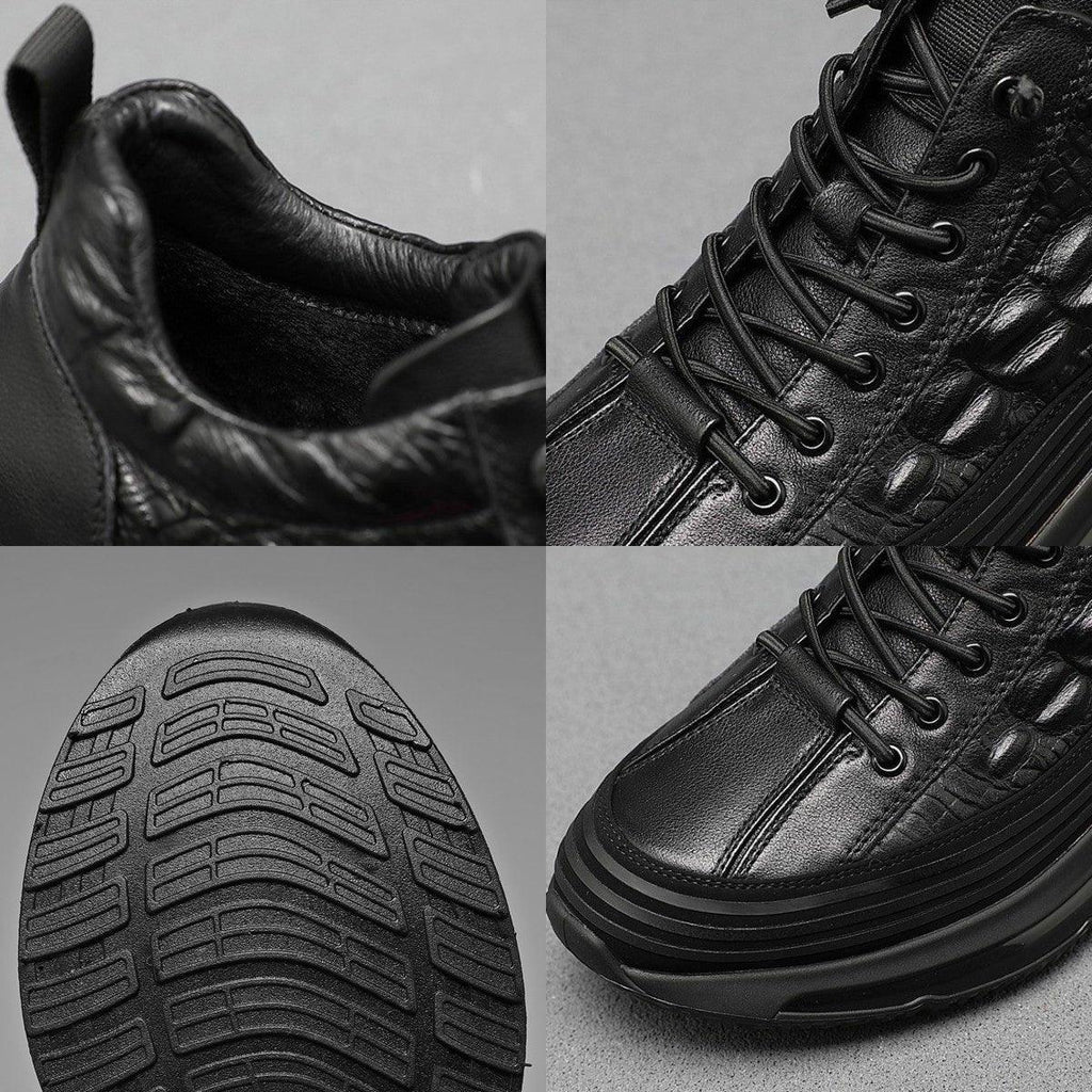 Heren Sneakers met Luxe Comfort en Moderne Stijl