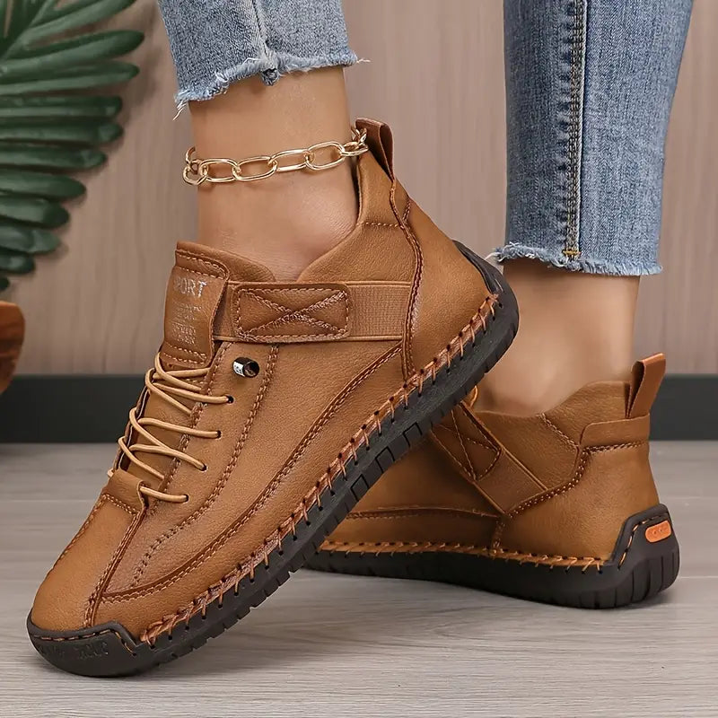 Comfortabele Sneakers met Brede Neus | Licht & Comfortabel