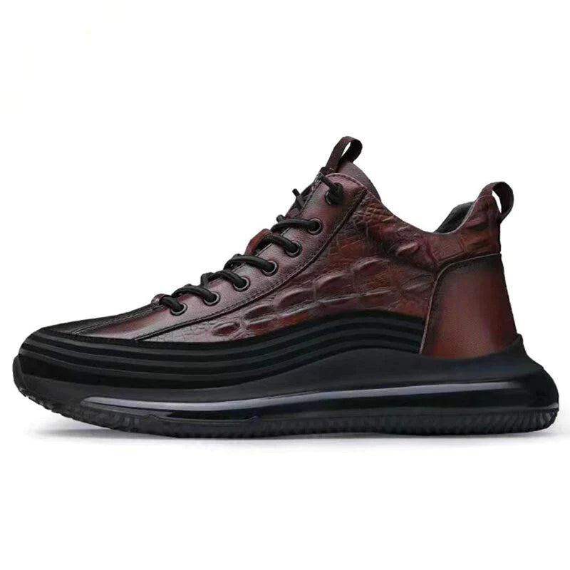 Heren Sneakers met Luxe Comfort en Moderne Stijl