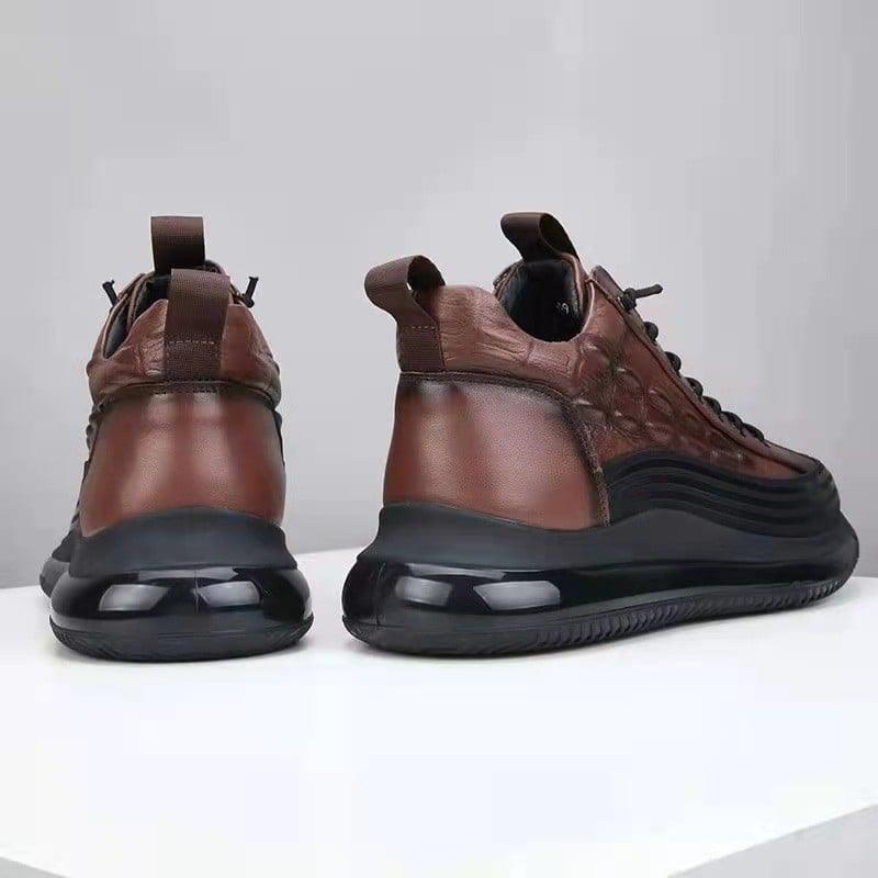 Heren Sneakers met Luxe Comfort en Moderne Stijl