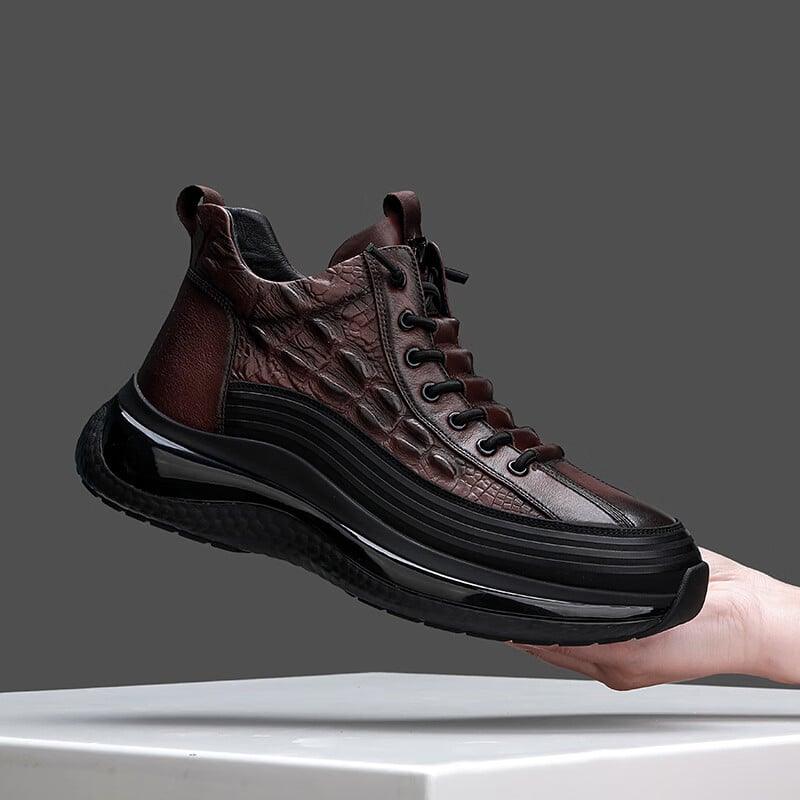 Heren Sneakers met Luxe Comfort en Moderne Stijl