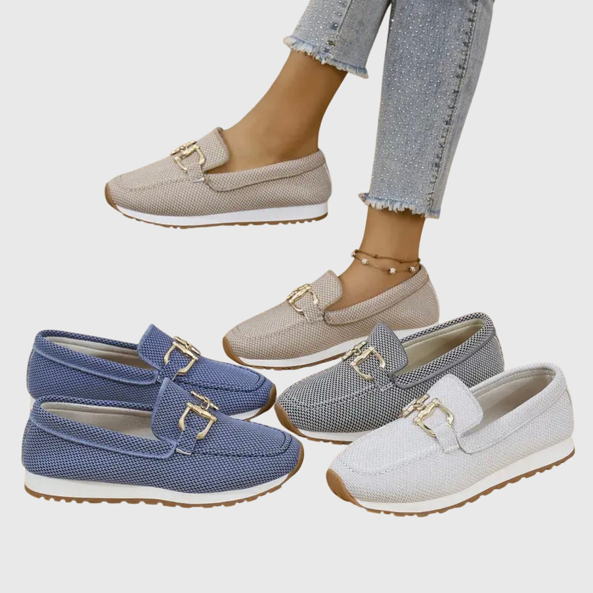 Comfortabele lente loafers