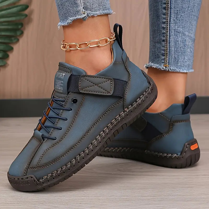 Comfortabele Sneakers met Brede Neus | Licht & Comfortabel
