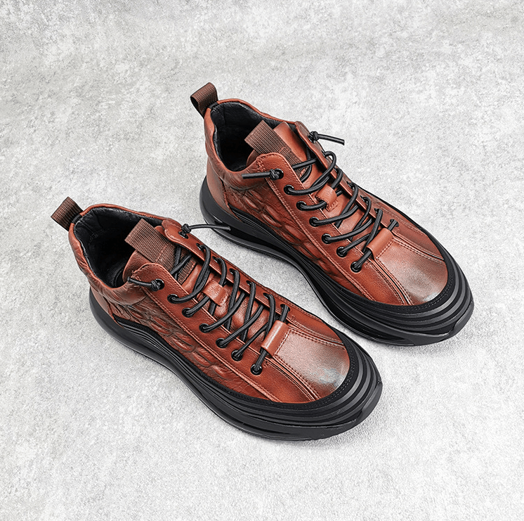 Heren Sneakers met Luxe Comfort en Moderne Stijl