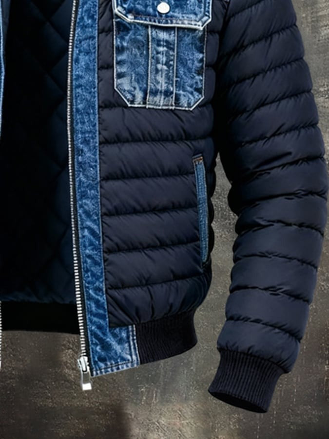 Vintage denim jas