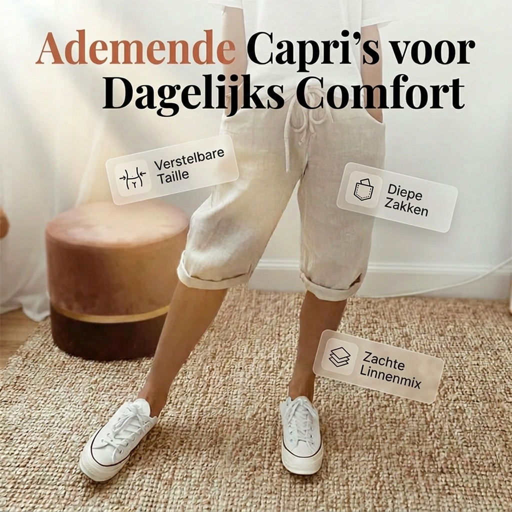 Katoen linnen Dames Shorts 1+1 Gratis
