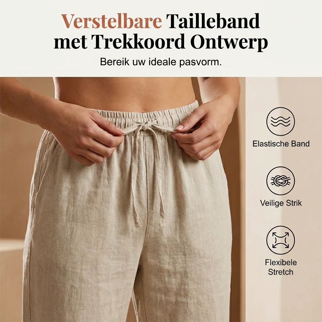 Katoen linnen Dames Shorts 1+1 Gratis