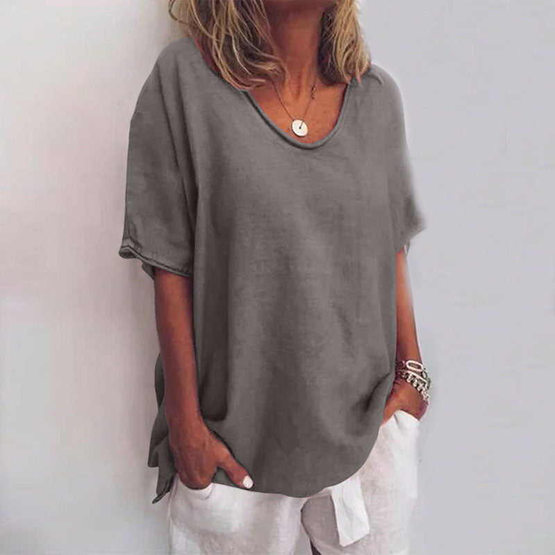Comfortabele Losse T-shirt (1+1 GRATIS)