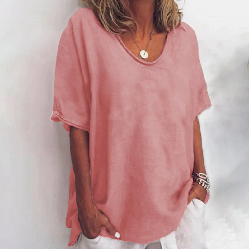 Comfortabele Losse T-shirt (1+1 GRATIS)