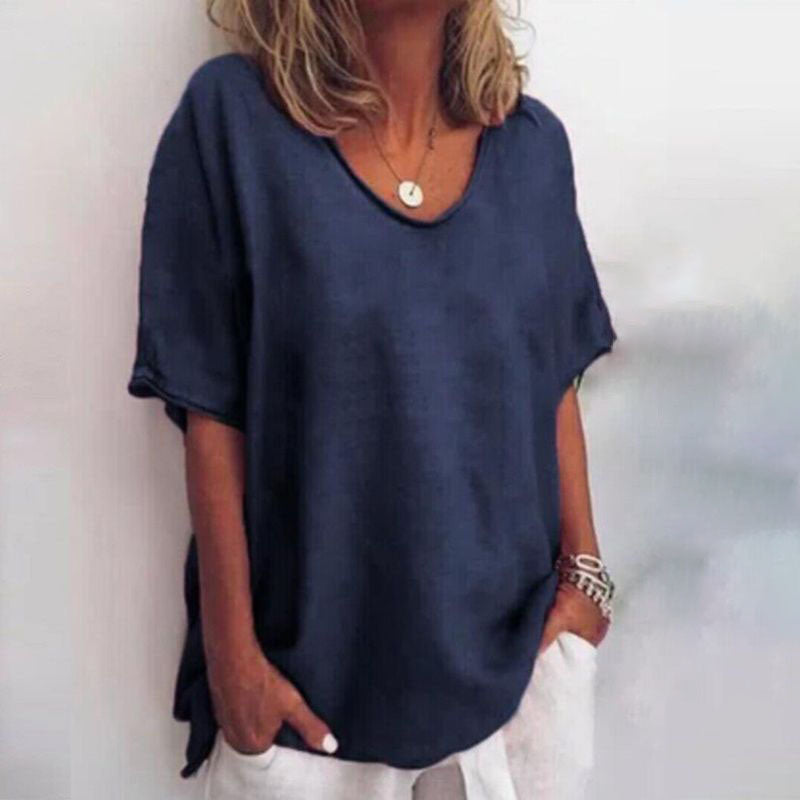 Comfortabele Losse T-shirt (1+1 GRATIS)