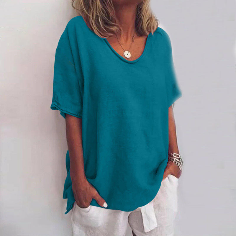 Comfortabele Losse T-shirt (1+1 GRATIS)