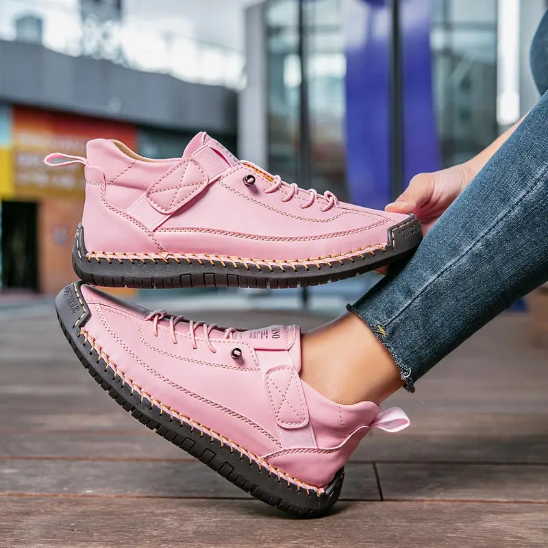 Comfortabele Sneakers met Brede Neus | Licht & Comfortabel