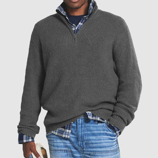 Liam | Casual Heren Sweater met Rits