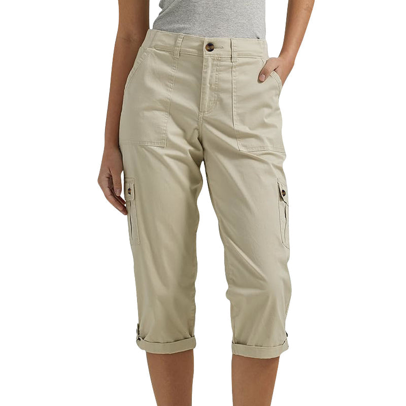 Capri Broek met Meerdere Zakken