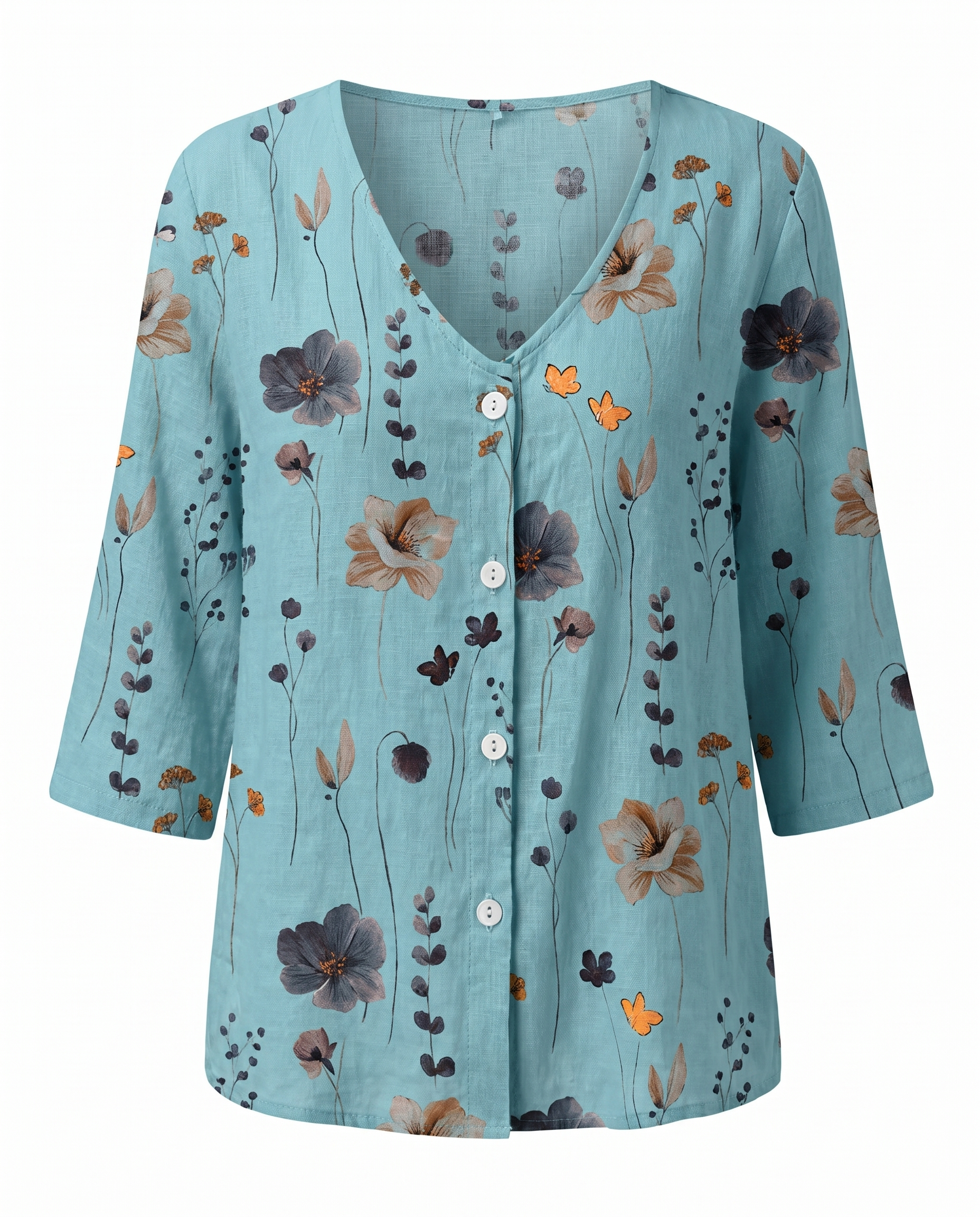Damesblouse | Driekwart Mouw