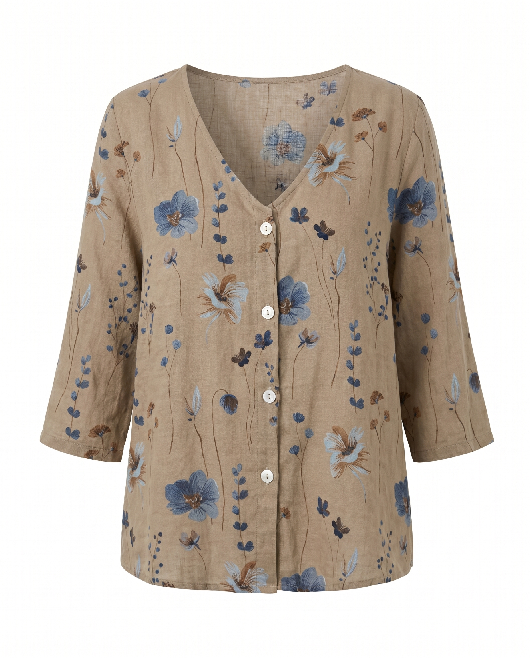 Damesblouse | Driekwart Mouw